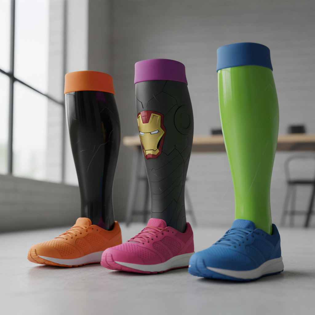 Lábprotézis burkolat tervek