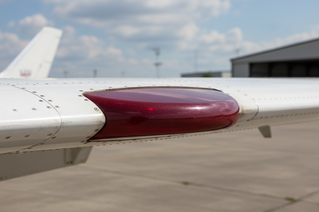 Repülőgép világítás burkolat