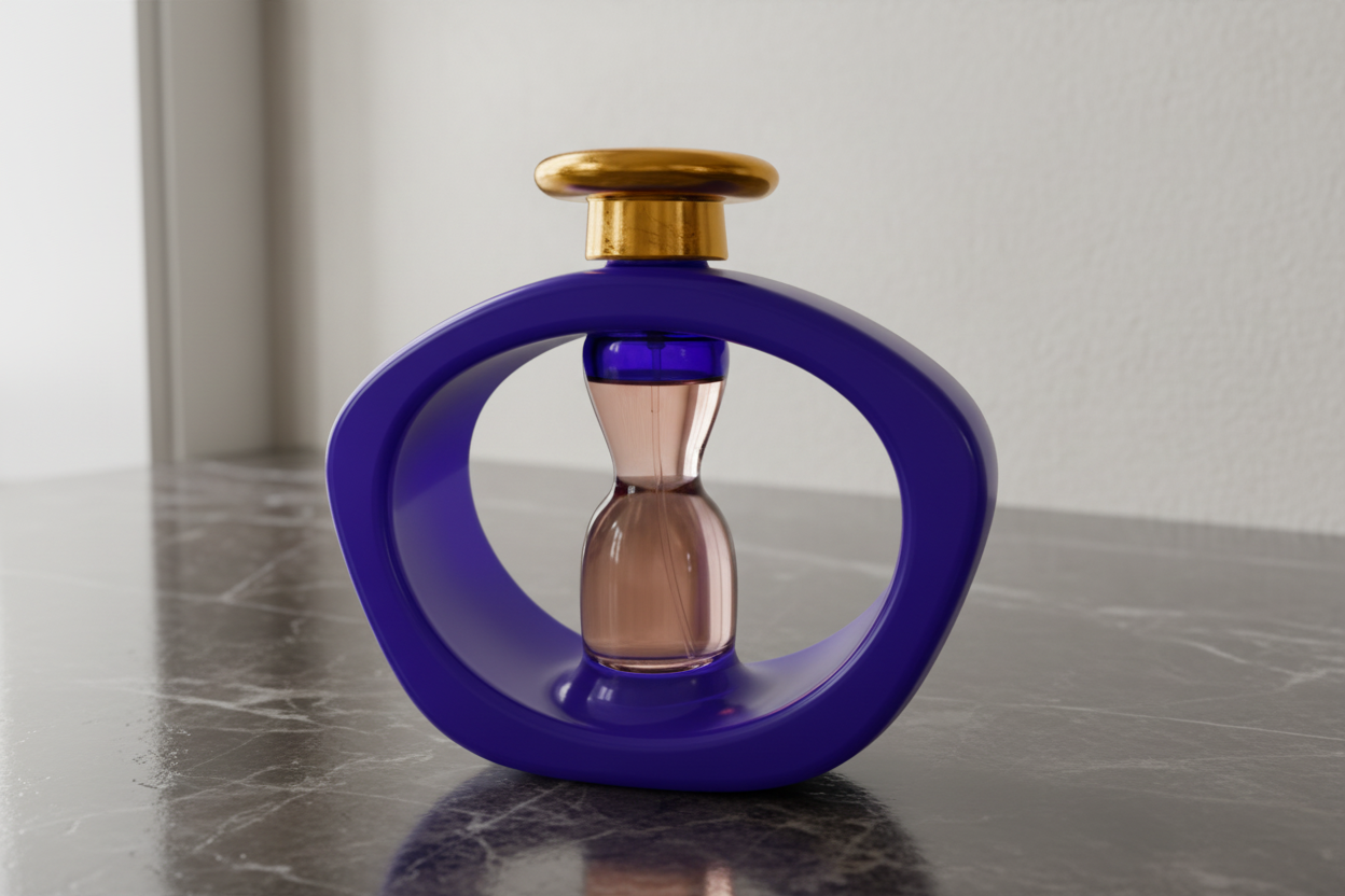 Parfümös üveg terv