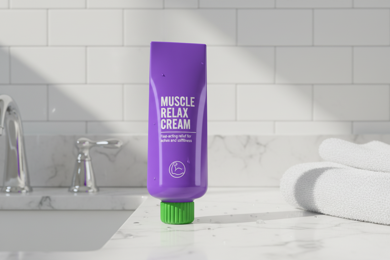 Krémes flakon koncepció